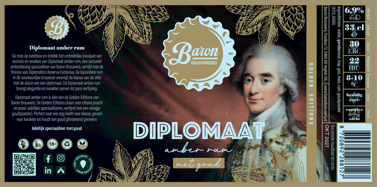 Diplomaat amber rum