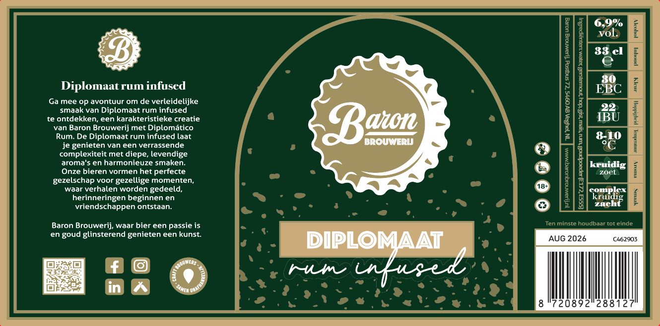 Diplomaat amber rum