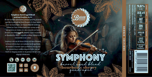 Symphony BA blend quadrupel bourbon sherry